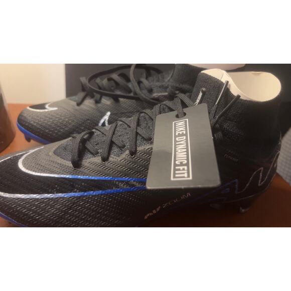 NWT Nike Zoom Mercurial Superfly 9 Pro FG Soccer Cleats Black DJ5598-040 Size 7 - Picture 4 of 10